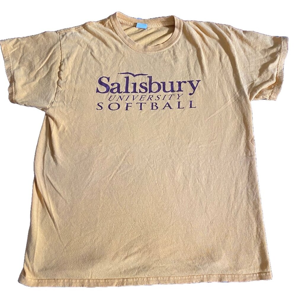 Salisbury University Softball Gildan Tee Shirt, Large